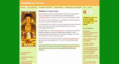 Desktop Screenshot of gutemeditation.info